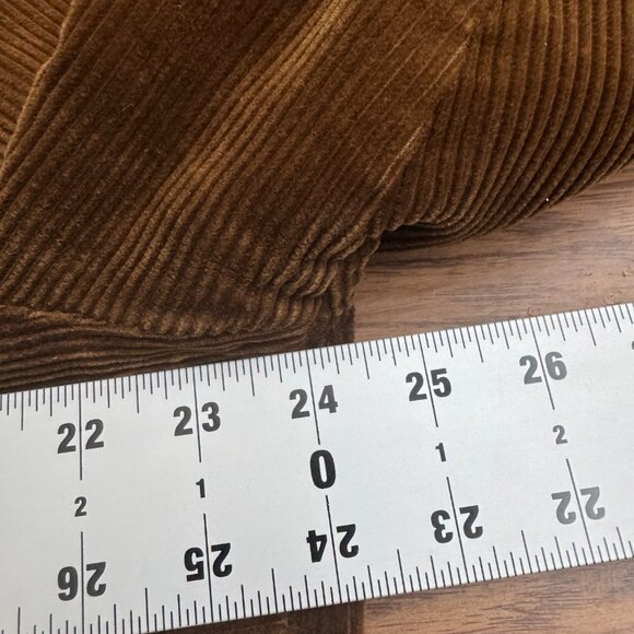 Vintage Campus Outerwear Mens 42 Brown Corduroy Fur Lined Jacket USA - Picture 6 of 6